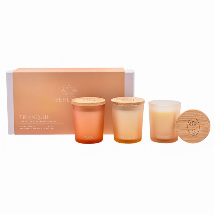 Serenity Tranquil Set of 3 Votive Candles product image