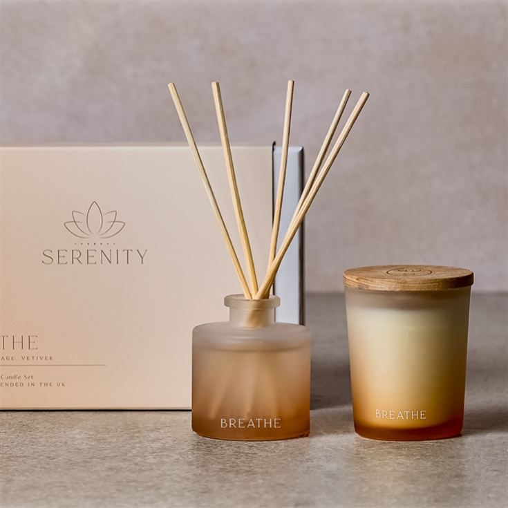 Serenity Breathe Diffuser & Candle Set product image
