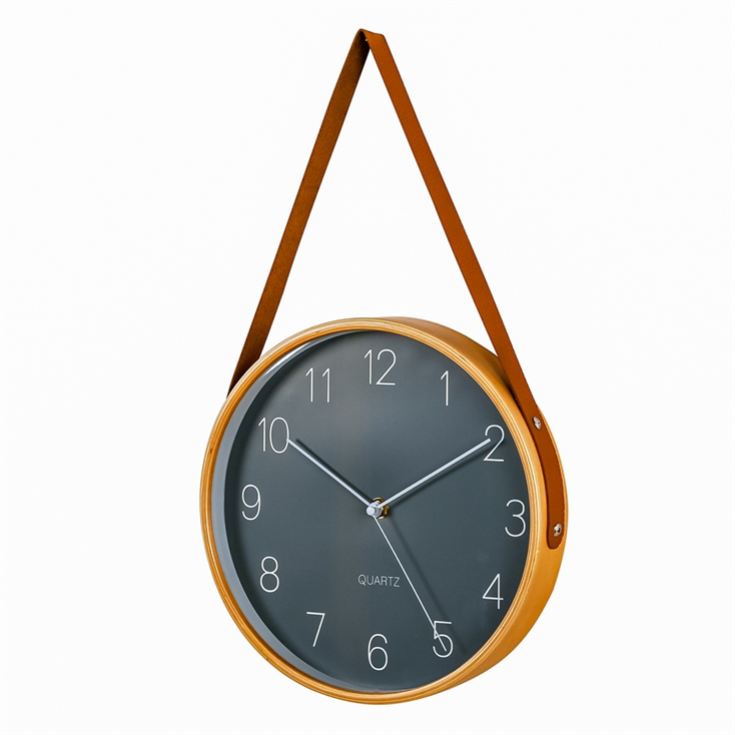 Wooden Wall Clock with Hanging Belt product image