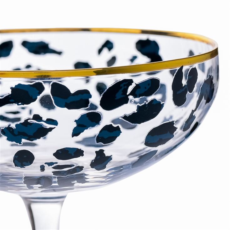 Set of 2 Leopard Print Cocktail Glasses product image
