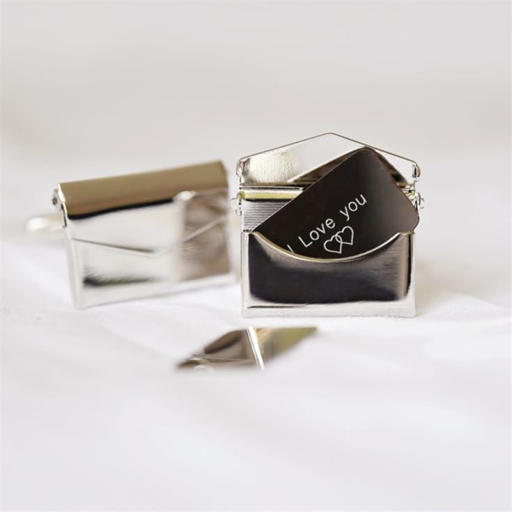 Personalised Secret Message Engraved Cufflinks product image