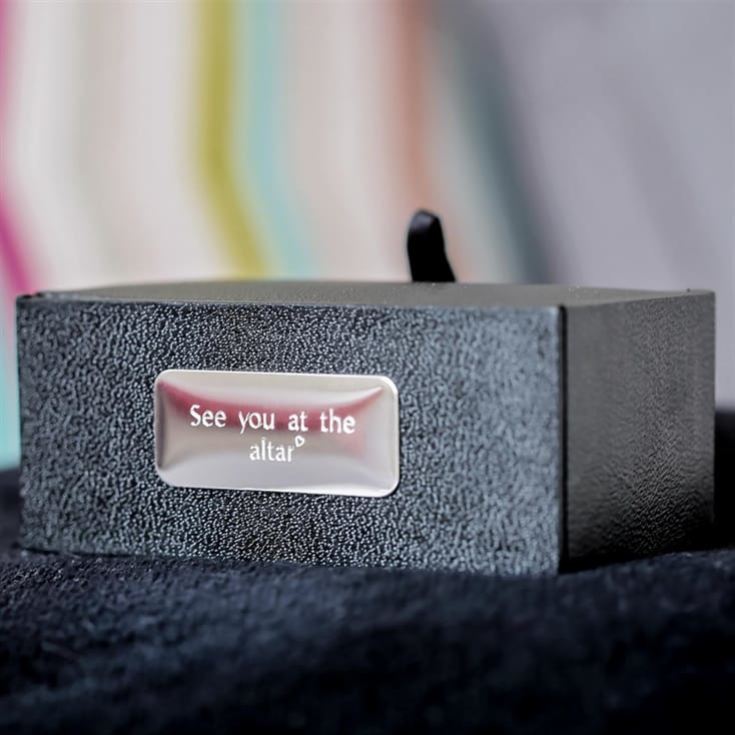 Personalised Cufflinks with Handwriting Engraving product image