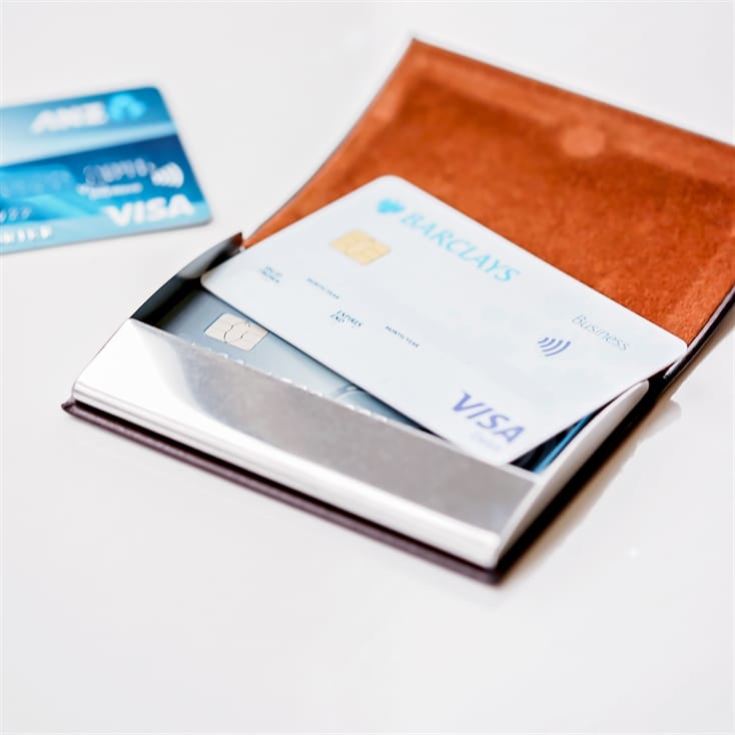 Personalised Engraved Business Card/Credit Card Holder product image