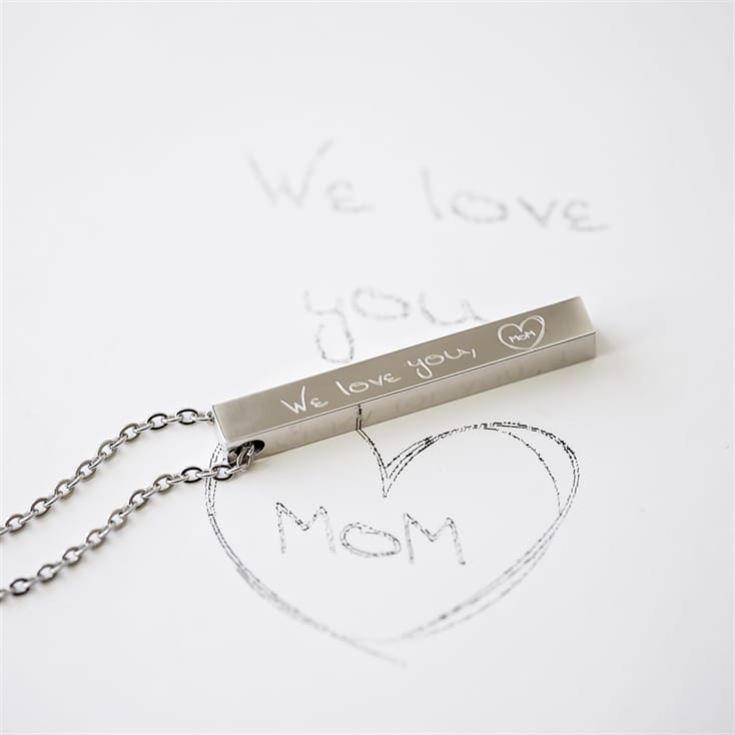 Personalised Engraved Bar Necklace product image