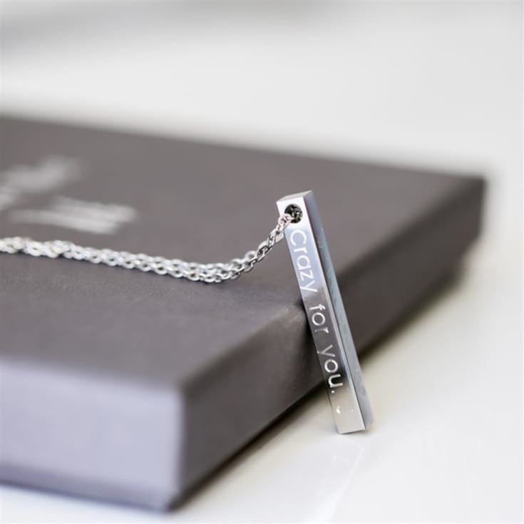 Personalised Engraved Bar Necklace product image