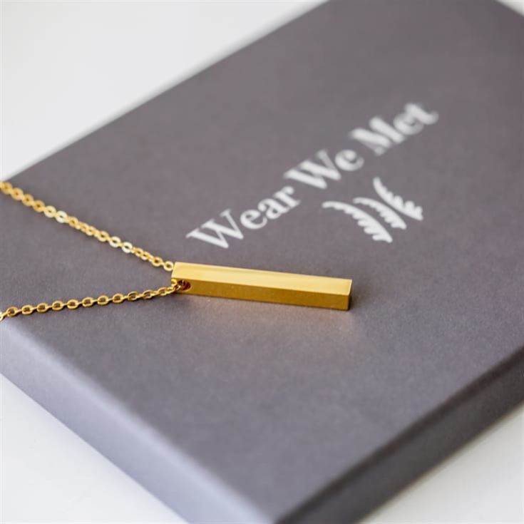 Personalised Engraved Bar Necklace product image