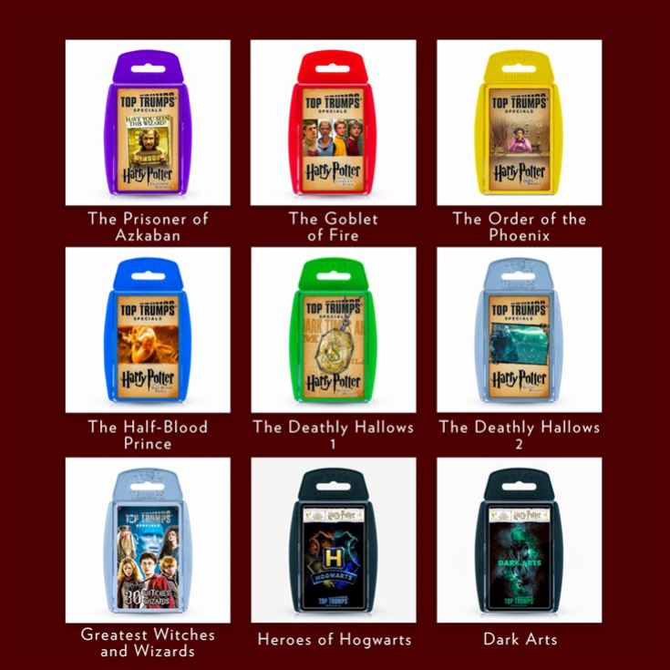 Harry Potter Top Trump Special Card Games product image