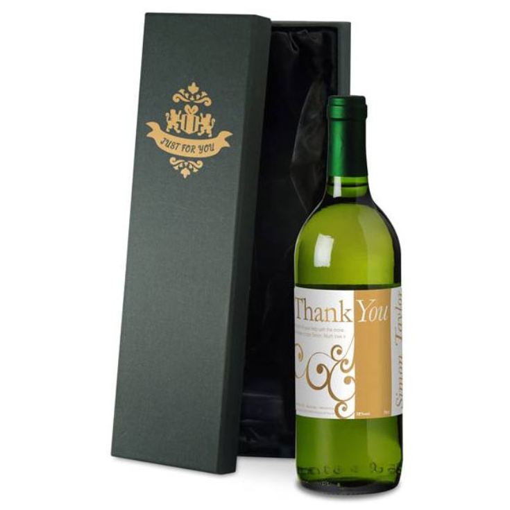 Personalised Thank You Wine product image