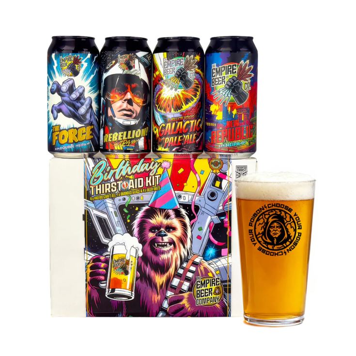 Stormtrooper Happy Birthday "Thirst Aid Kit" Craft Beer Gift Pack product image