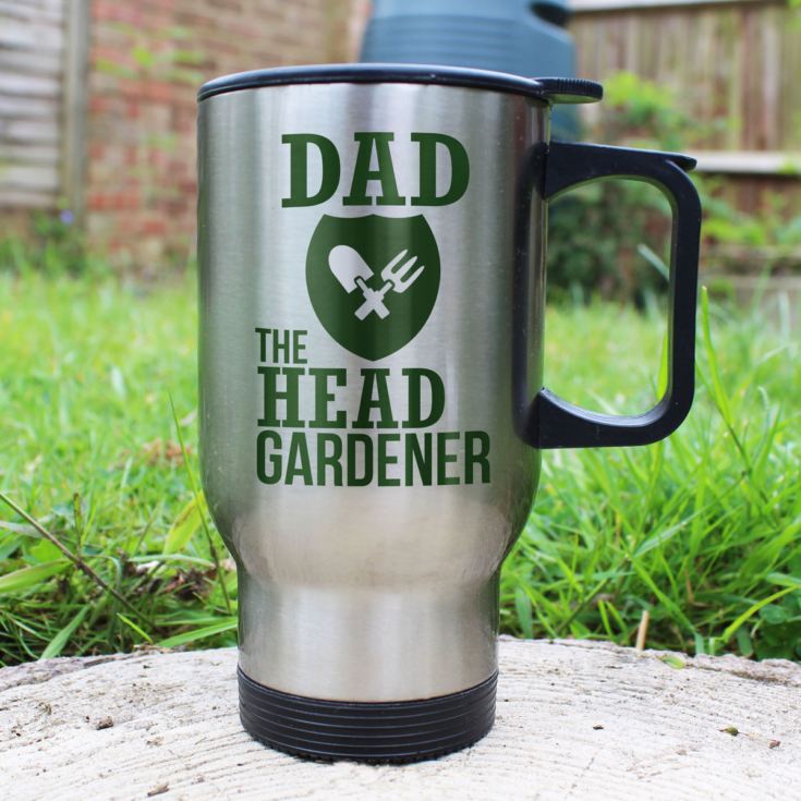 Personalised The Head Gardener's Travel Mug product image