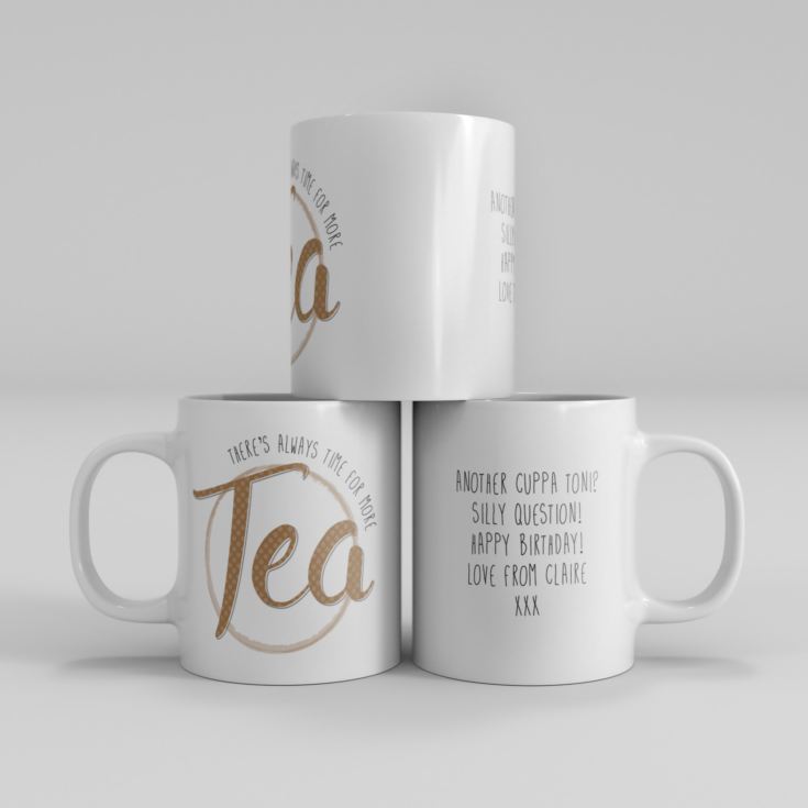 Personalised There's Always Time For Tea Mug product image