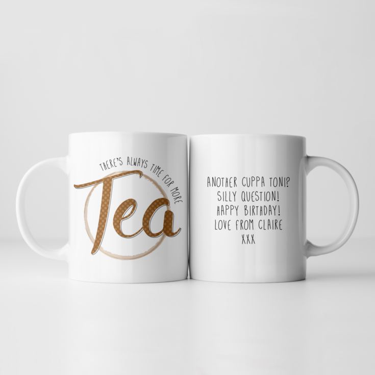 Personalised There's Always Time For Tea Mug product image