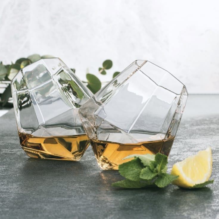 Diamond Shaped Whisky Glasses product image