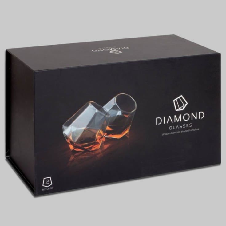 Diamond Shaped Whisky Glasses product image