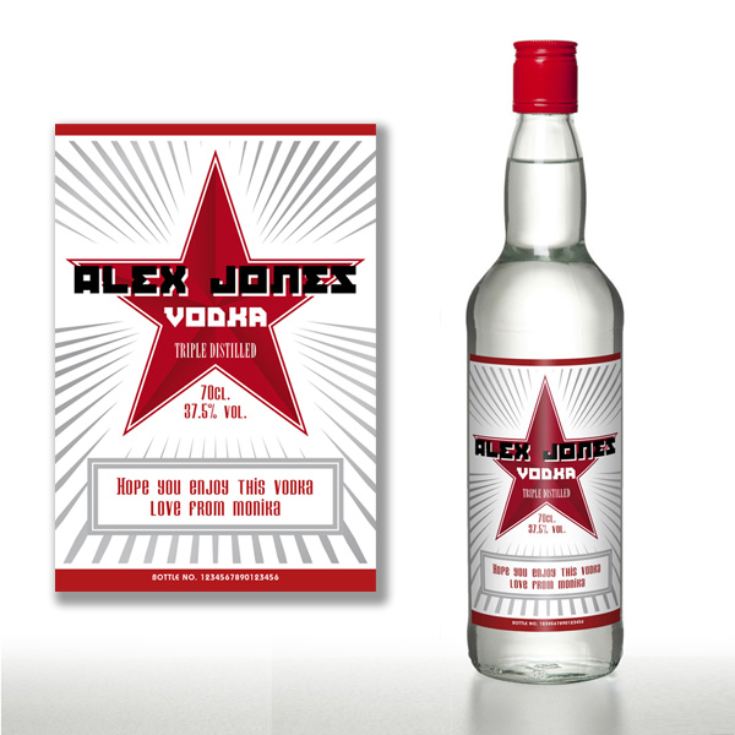 Personalised Vodka product image