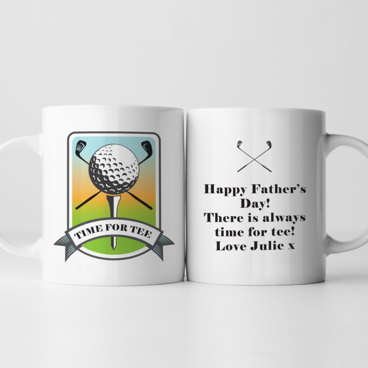 Personalised Time For Tee Golf Mug product image