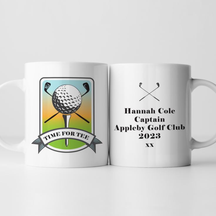 Personalised Time For Tee Golf Mug product image