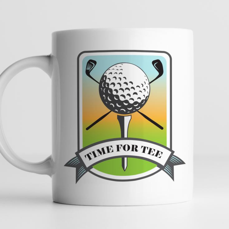 Personalised Time For Tee Golf Mug product image