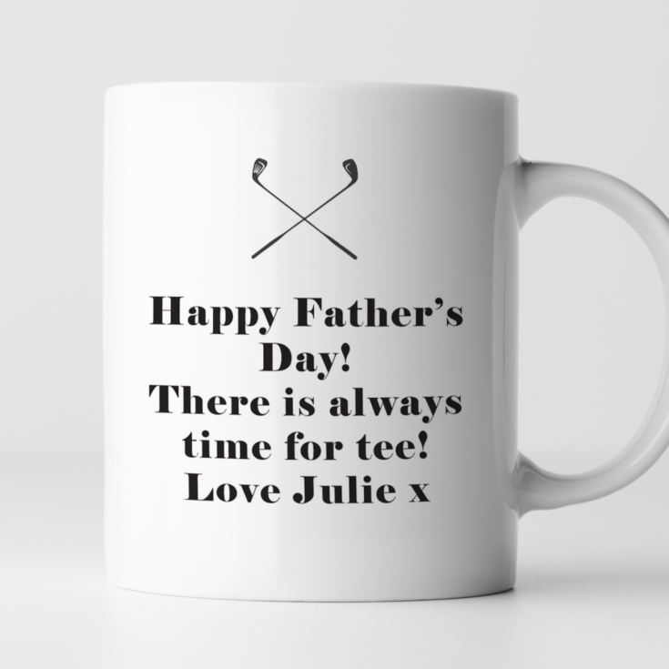 Personalised Time For Tee Golf Mug product image