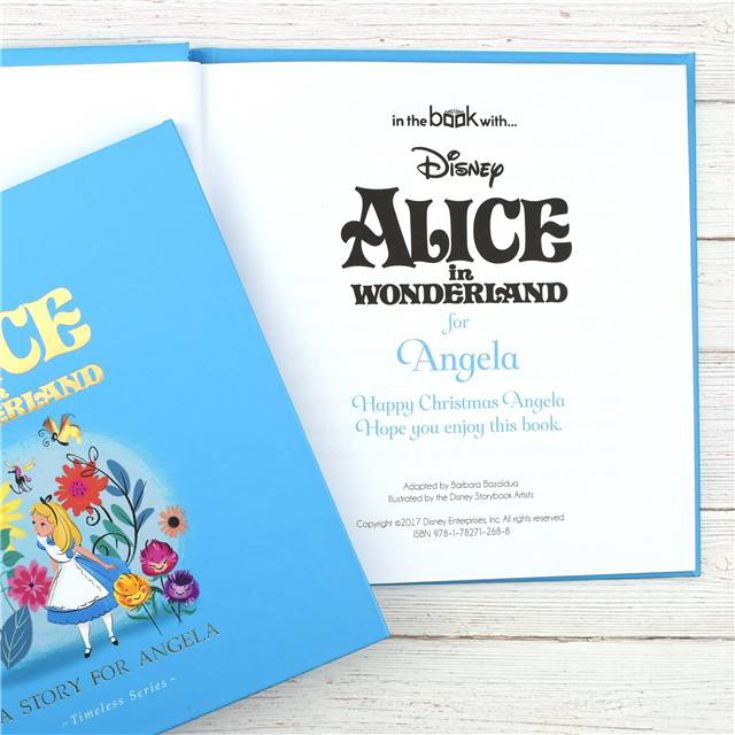 Timeless Alice In Wonderland Personalised Book product image