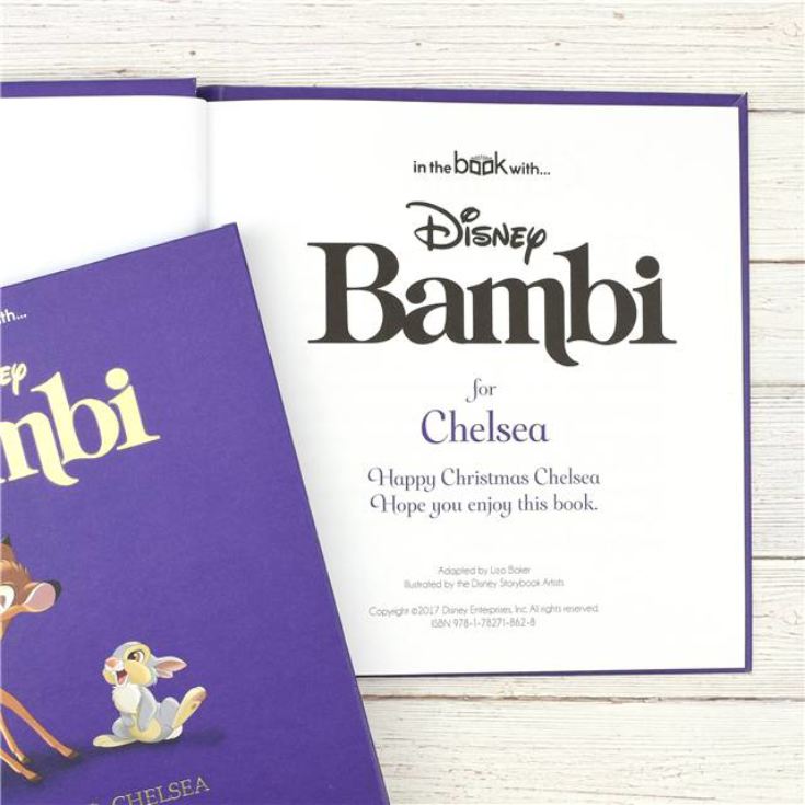 Timeless Bambi Personalised Book product image