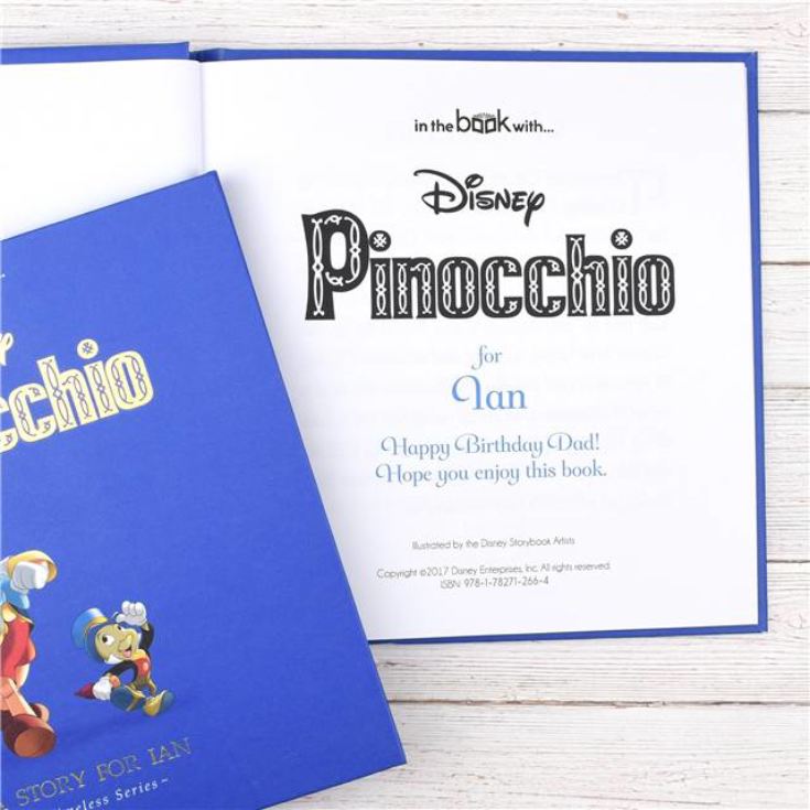 Timeless Pinnochio Personalised Book product image