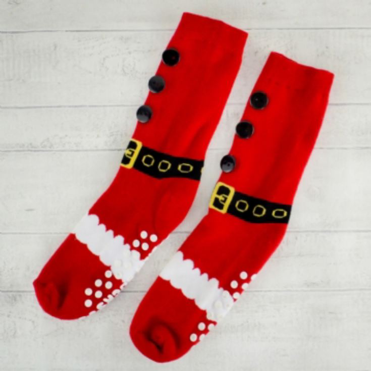 Santa Boot Slipper Socks product image