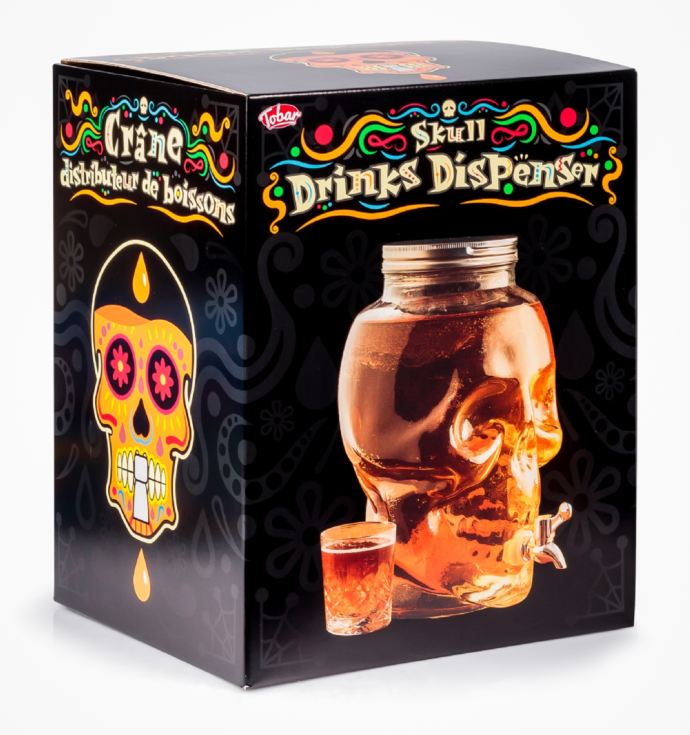 Large Skull Drinks Dispenser product image