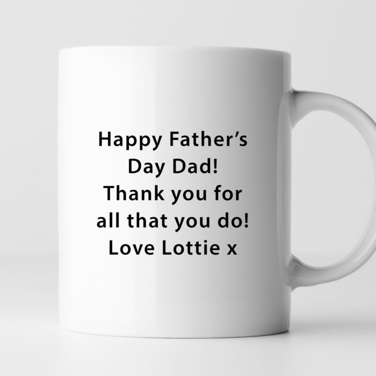 Top Dad Personalised Mug product image