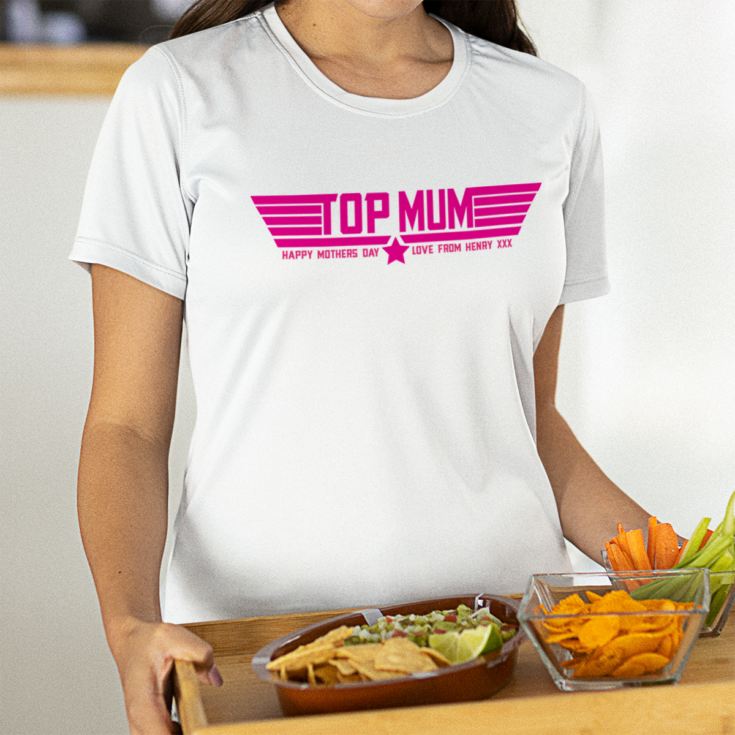 Top Mum Personalised T-Shirt product image