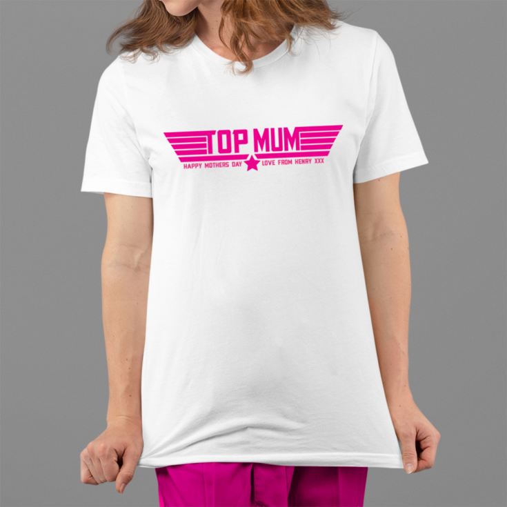 Top Mum Personalised T-Shirt product image