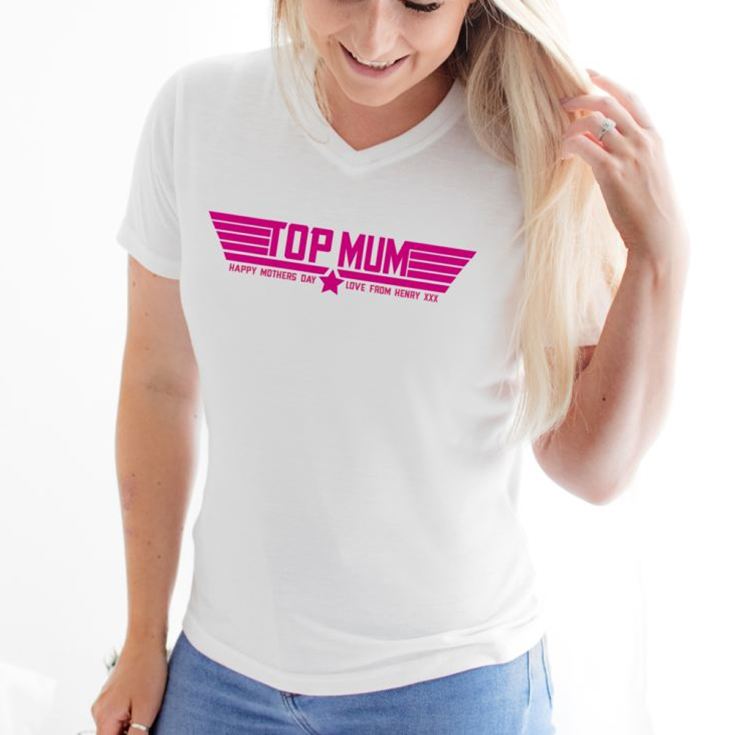 Top Mum Personalised T-Shirt product image