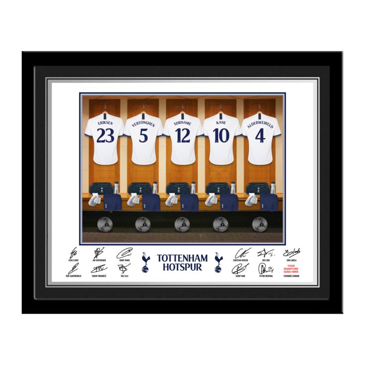 Personalised Football Dressing Room Framed Photo product image