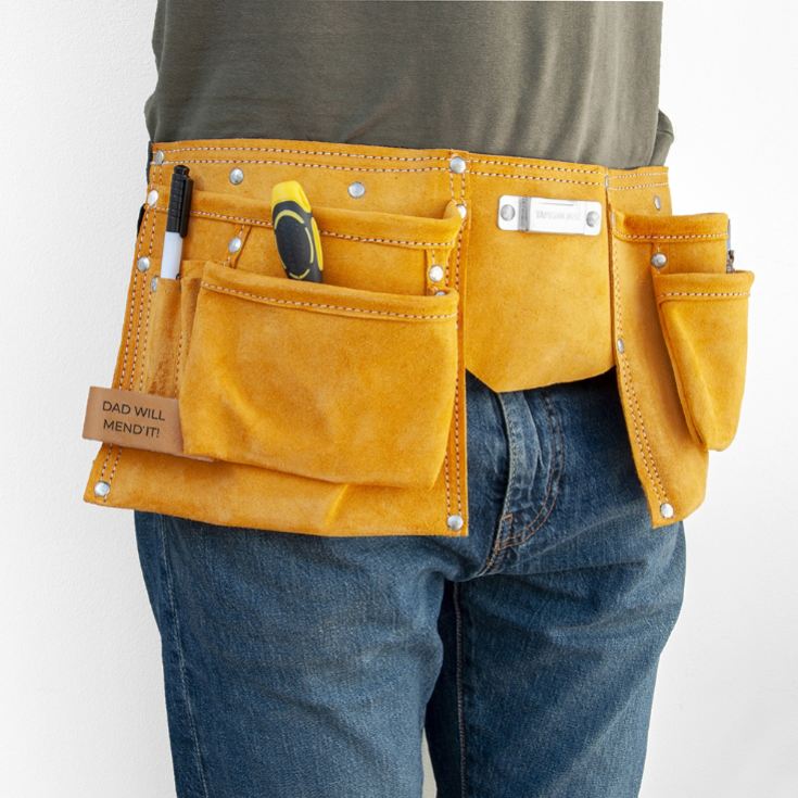 Personalised 11 Pocket Leather Tool Belt product image