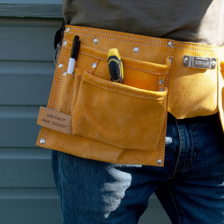 Personalised 11 Pocket Leather Tool Belt product image