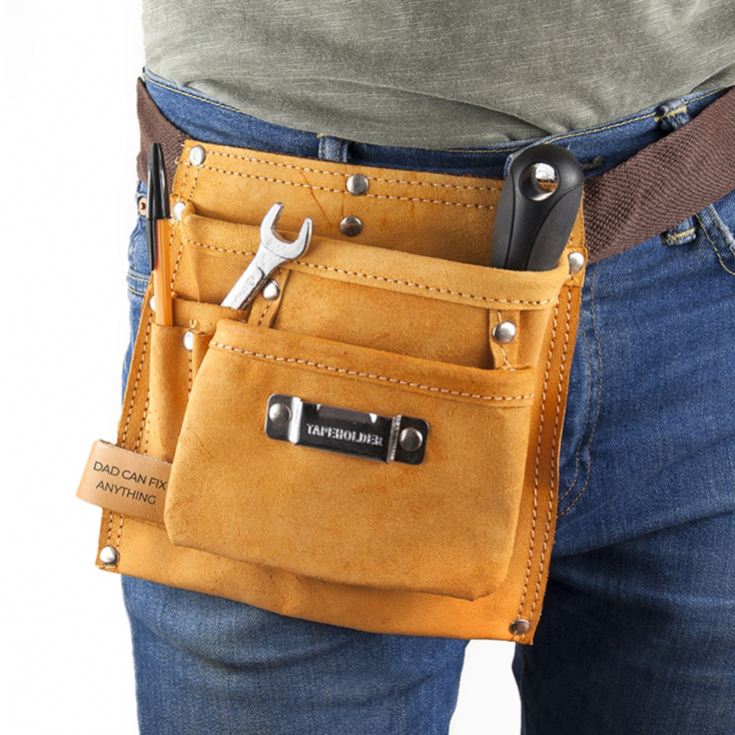 Personalised 6 Pocket Leather Tool Belt product image