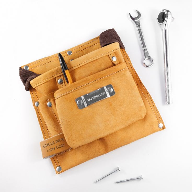 Personalised 6 Pocket Leather Tool Belt product image
