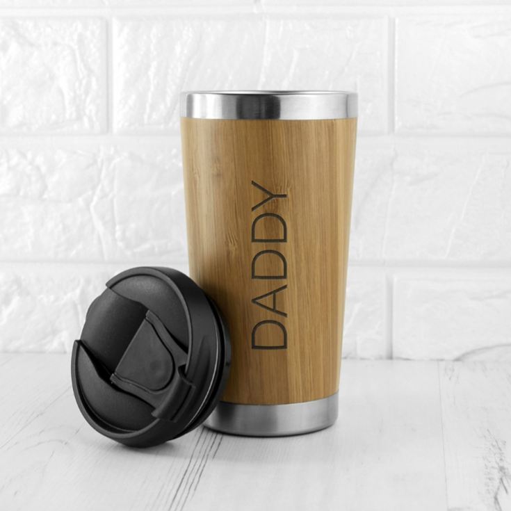 Personalised Bamboo Travel Mug product image