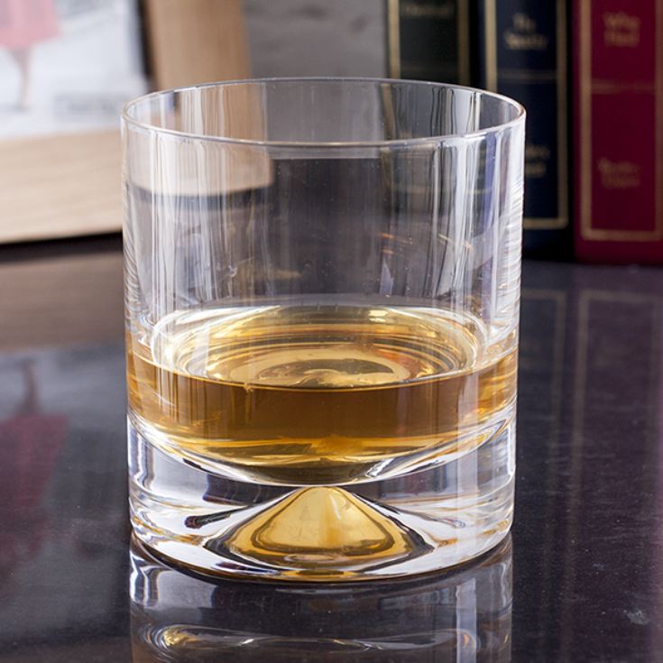 Personalised Dartington Dimple Double Lead Crystal Whisky Tumbler The