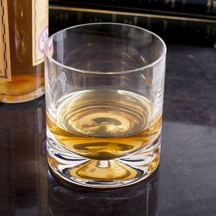 Personalised Dartington Dimple Double Lead Crystal Whisky Tumbler The