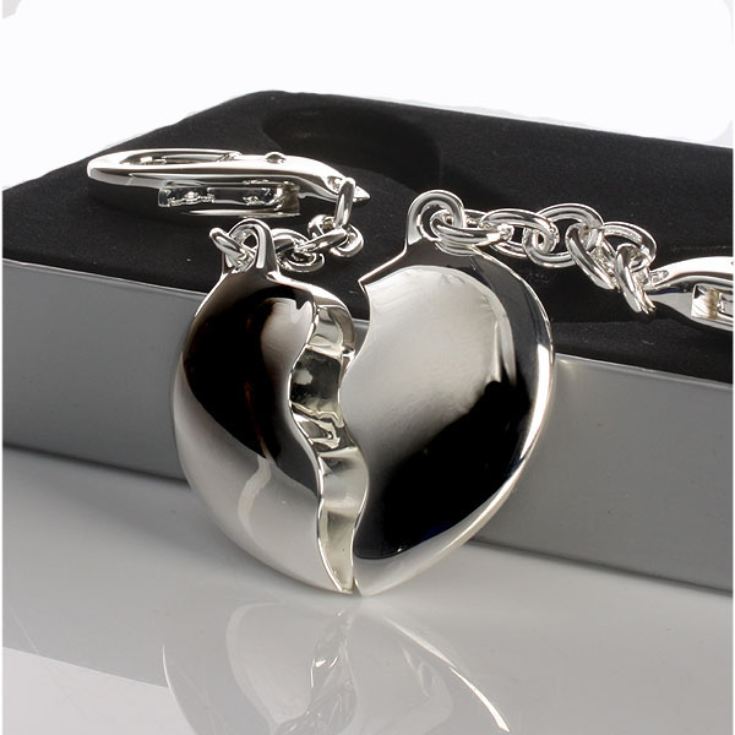 Engraved Joining Hearts Keyring in Gift Box product image