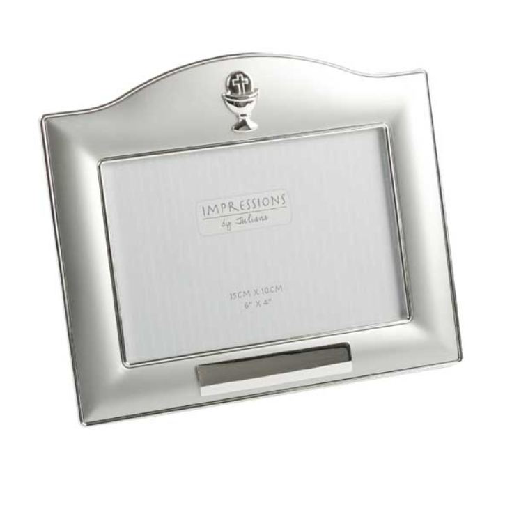 Engraved First Communion Silver Plated Frame The Gift Experience Engraved First Communion Silver Plated Frame Image