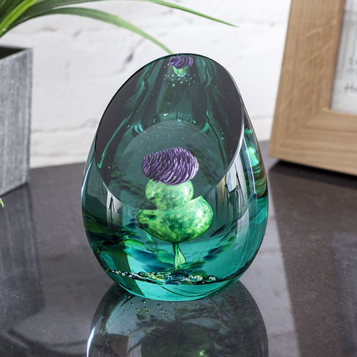 Scottish Jewel Of The Glen Paperweight By Caithness Glass product image