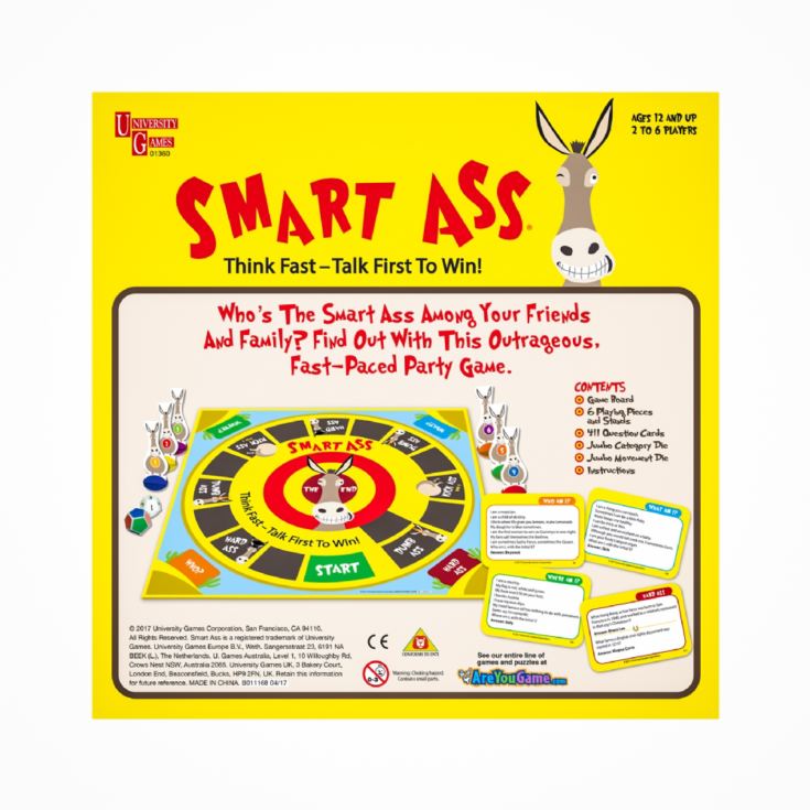 Smart Ass Trivia Board  Game product image