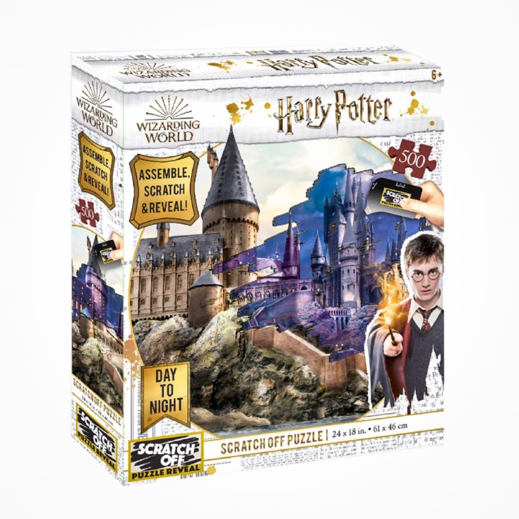 Harry Potter Hogwarts Day to Night Scratch Off Puzzle product image