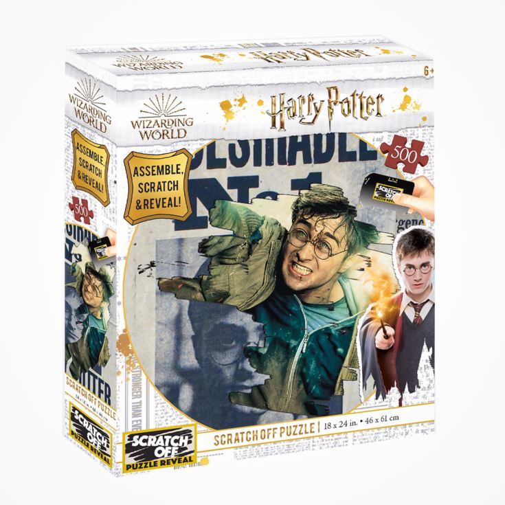 Harry Potter Wanted Double Sided Scratch Off Puzzle product image