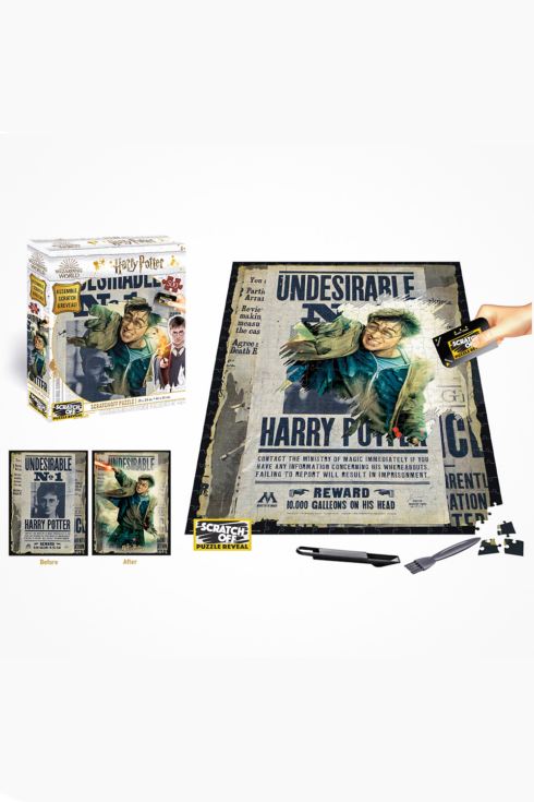 Harry Potter Wanted Double Sided Scratch Off Puzzle product image