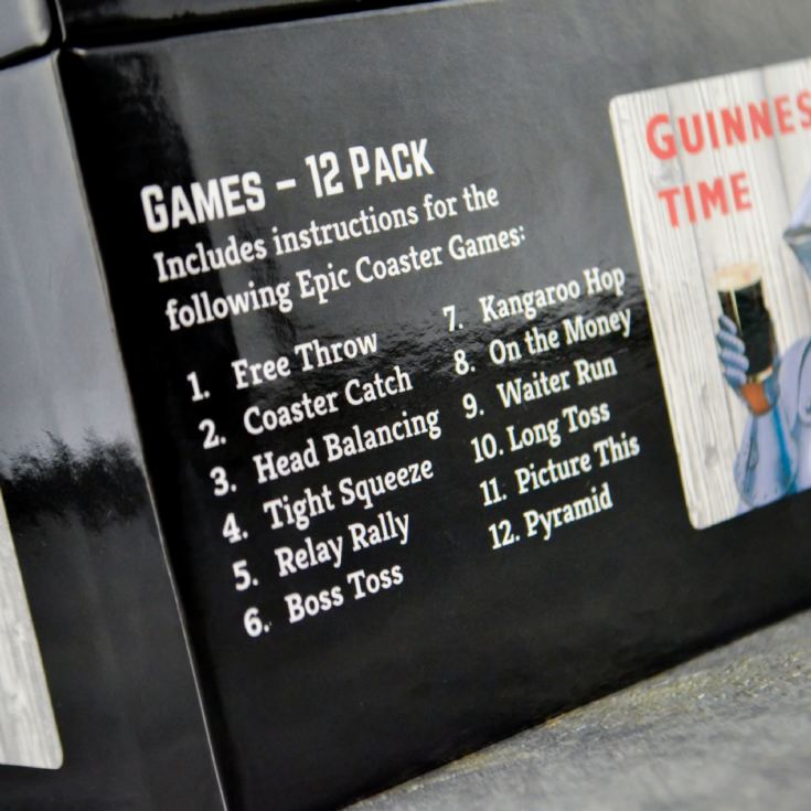 Guinness Coaster Games 12 Classic Pub Games