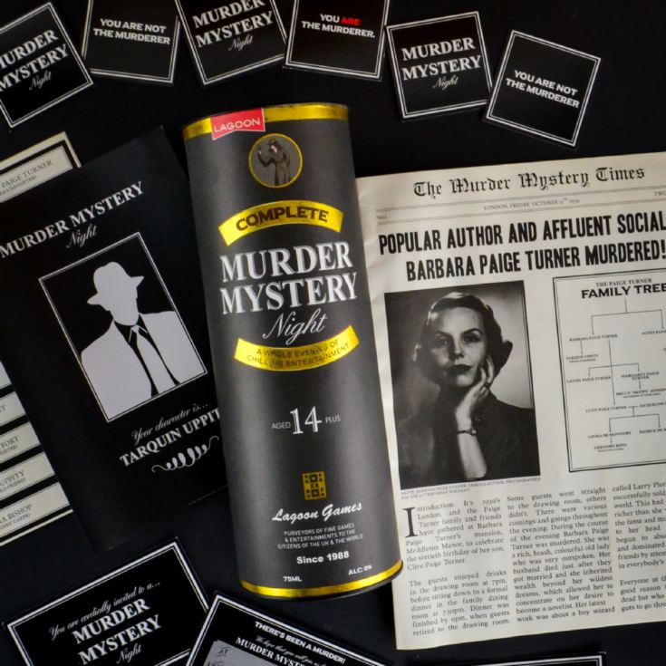 Complete Murder Mystery Night in Whiskey Gift Box product image