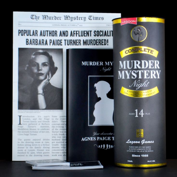 Complete Murder Mystery Night in Whiskey Gift Box product image
